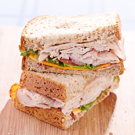 Turkey Ham Sandwich - JD Farms Turkey